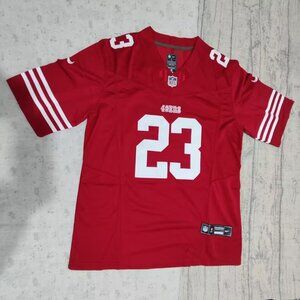 Nike San Francisco 49ers Christian McCaffrey #23 American Football Jersey Red